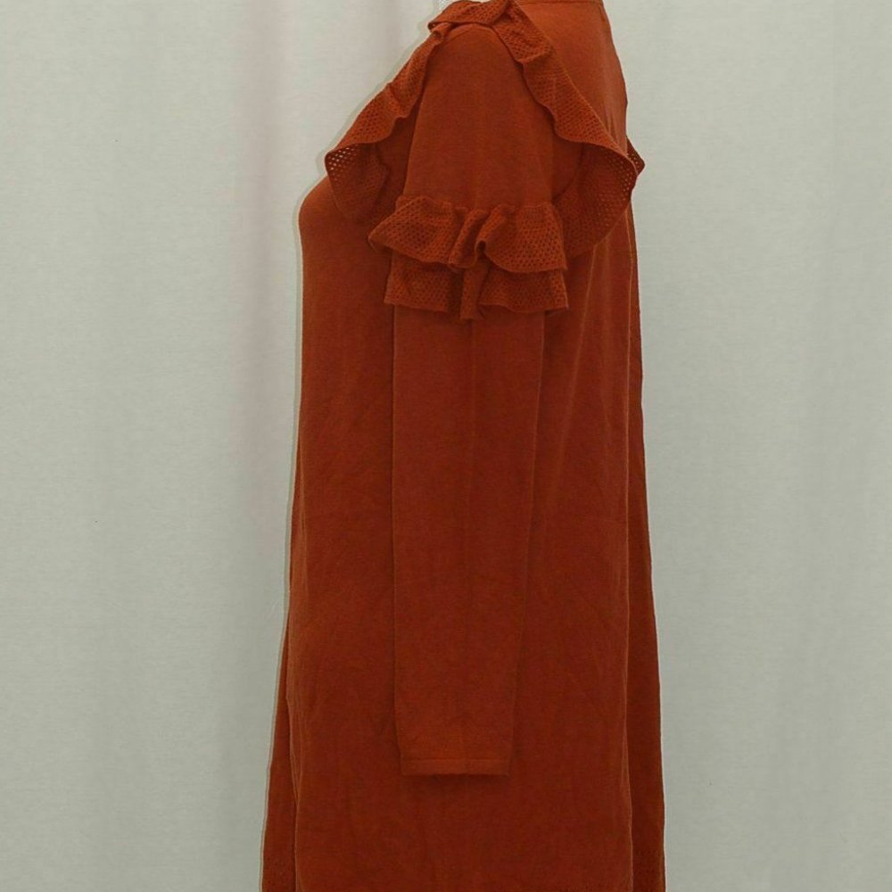 Style & Co Ruffle-Shoulder Sweater Dress - Picture 5 of 6